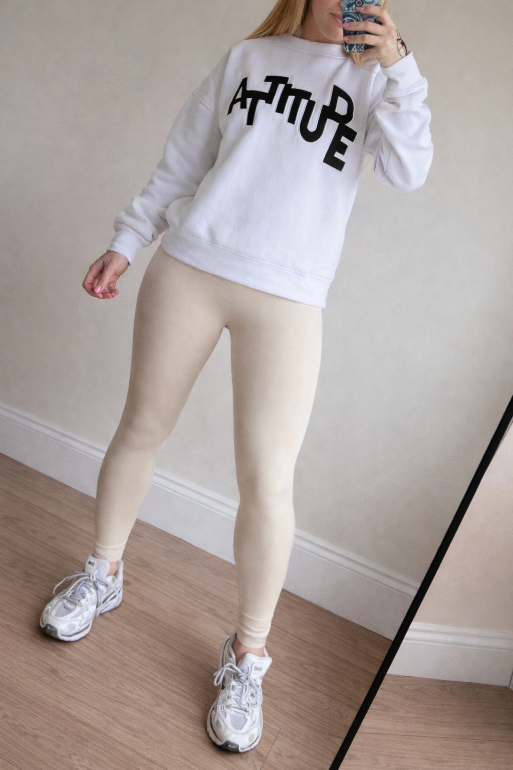 Thick ribbed gym style leggings