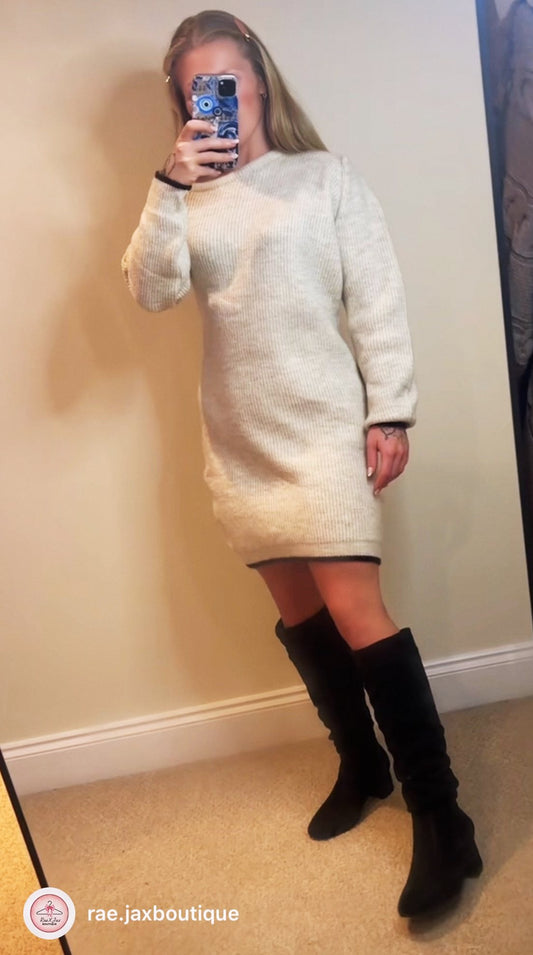 MILA Bardot Knitted Dress